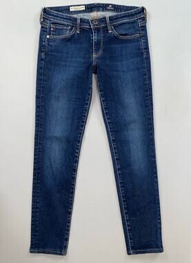 AG Vtg USA Made 'The Absolute Legging' Extreme Skinny Stretch Denim Jeans. 26R.